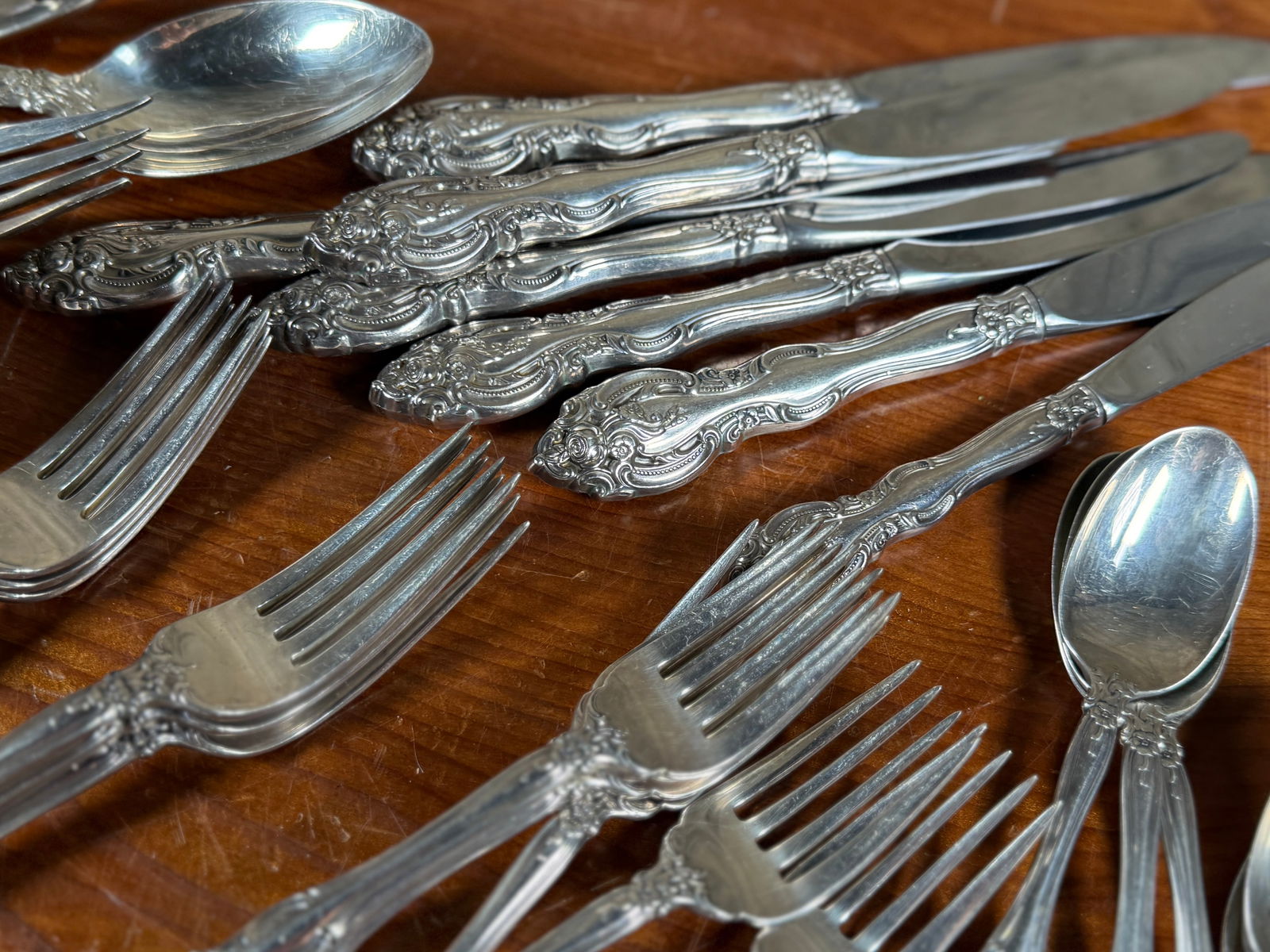 GORHAM, 'LA SCALA' STERLING SILVER FLATWARE - 3