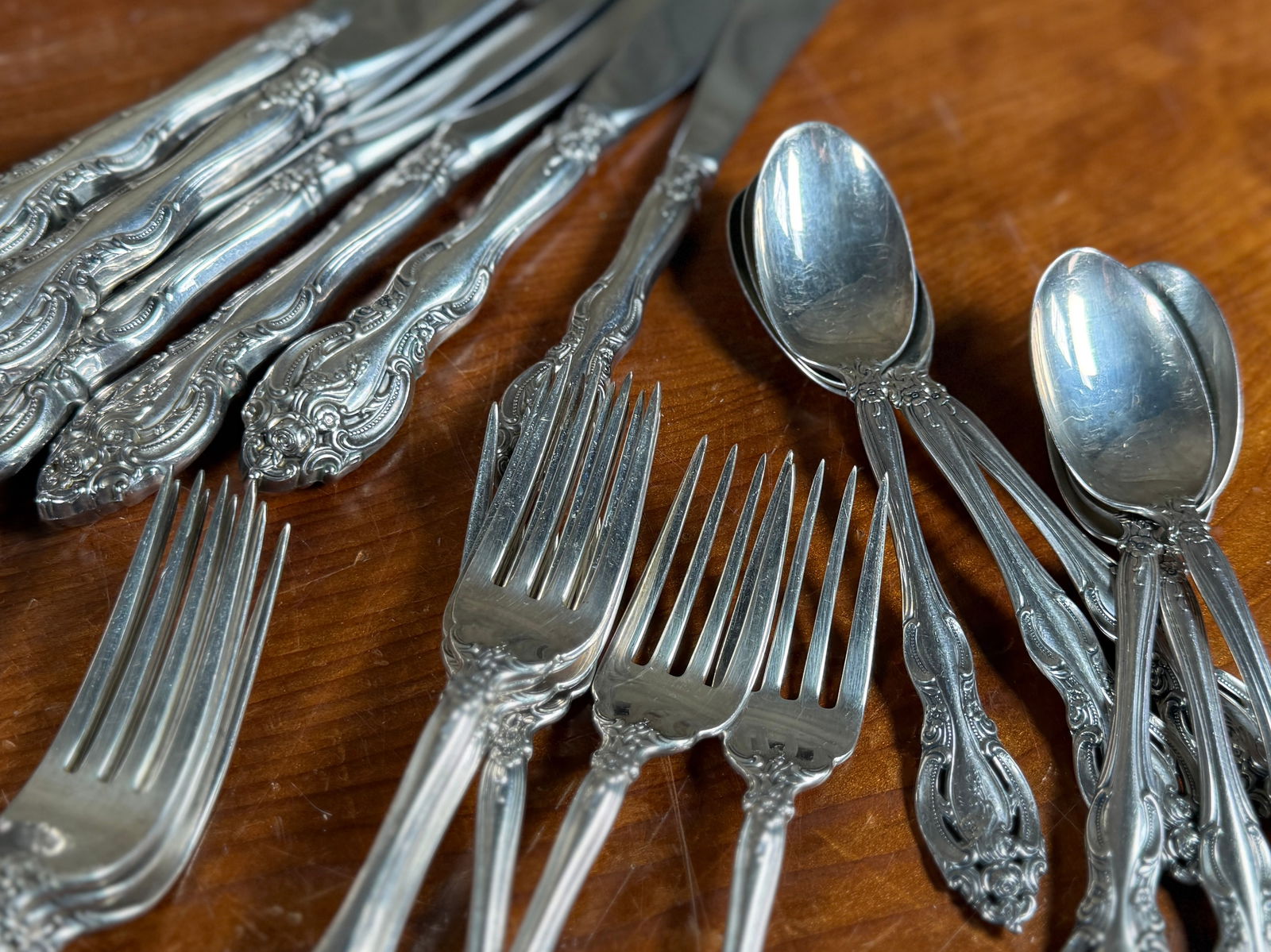 GORHAM, 'LA SCALA' STERLING SILVER FLATWARE - 4
