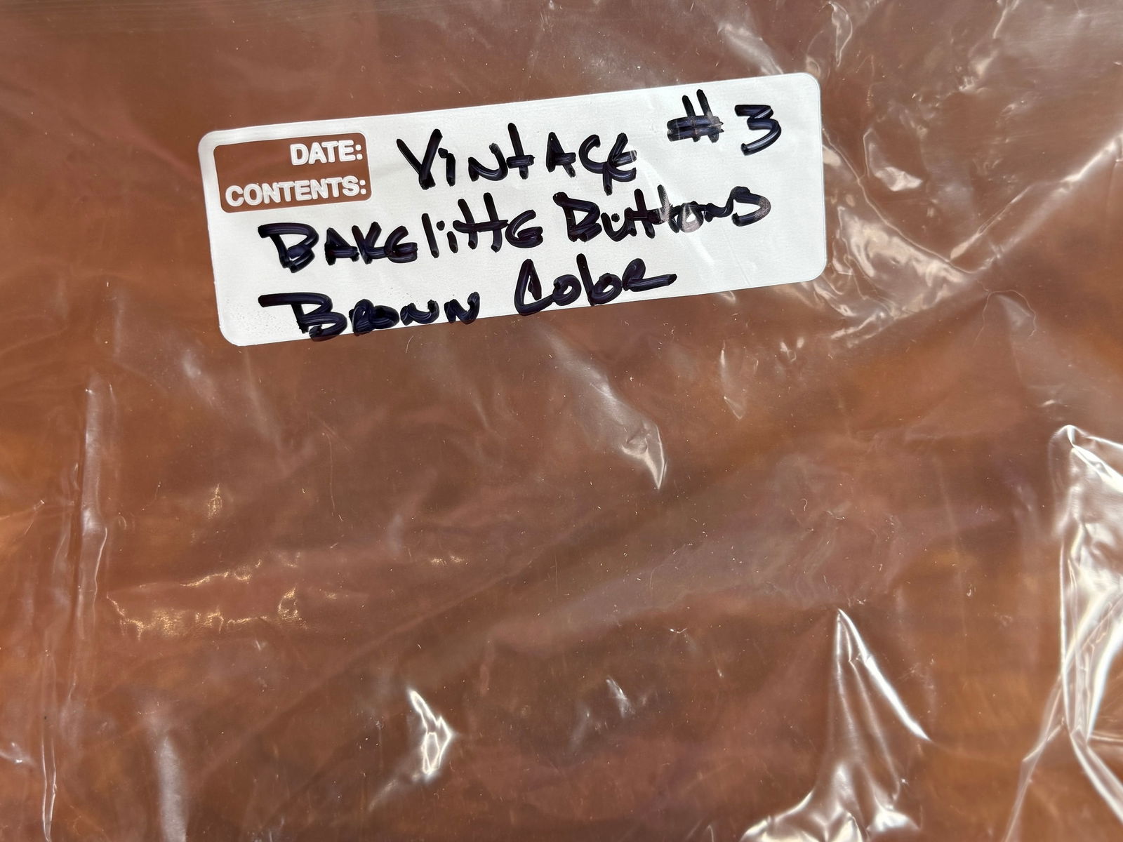 LARGE BAKELITE BUTTON COLLECTION - 12