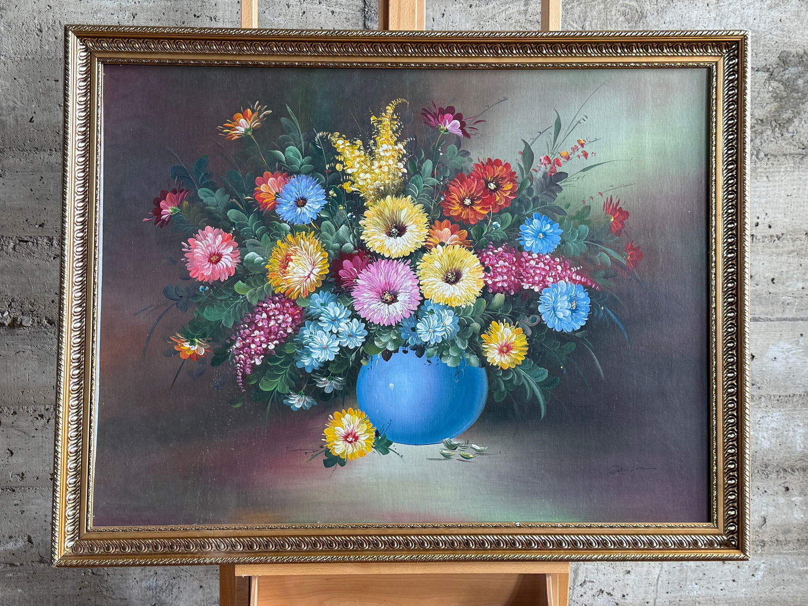 MID-CENTURY FLORAL PAINTING (1 of 6)