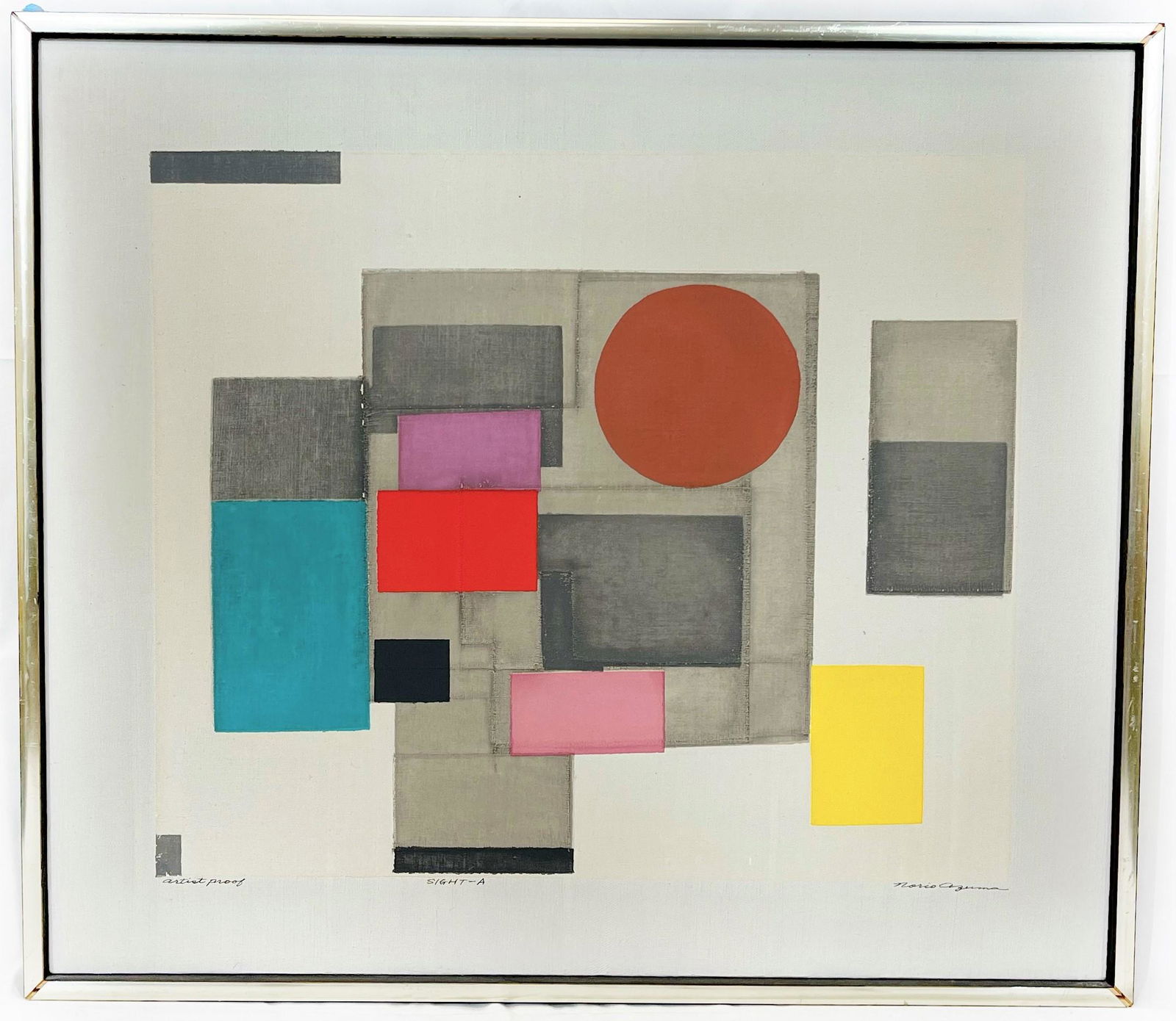 Norio Azuma (Japan, 1928-2004), Serigraph, Sight-A (1 of 6)