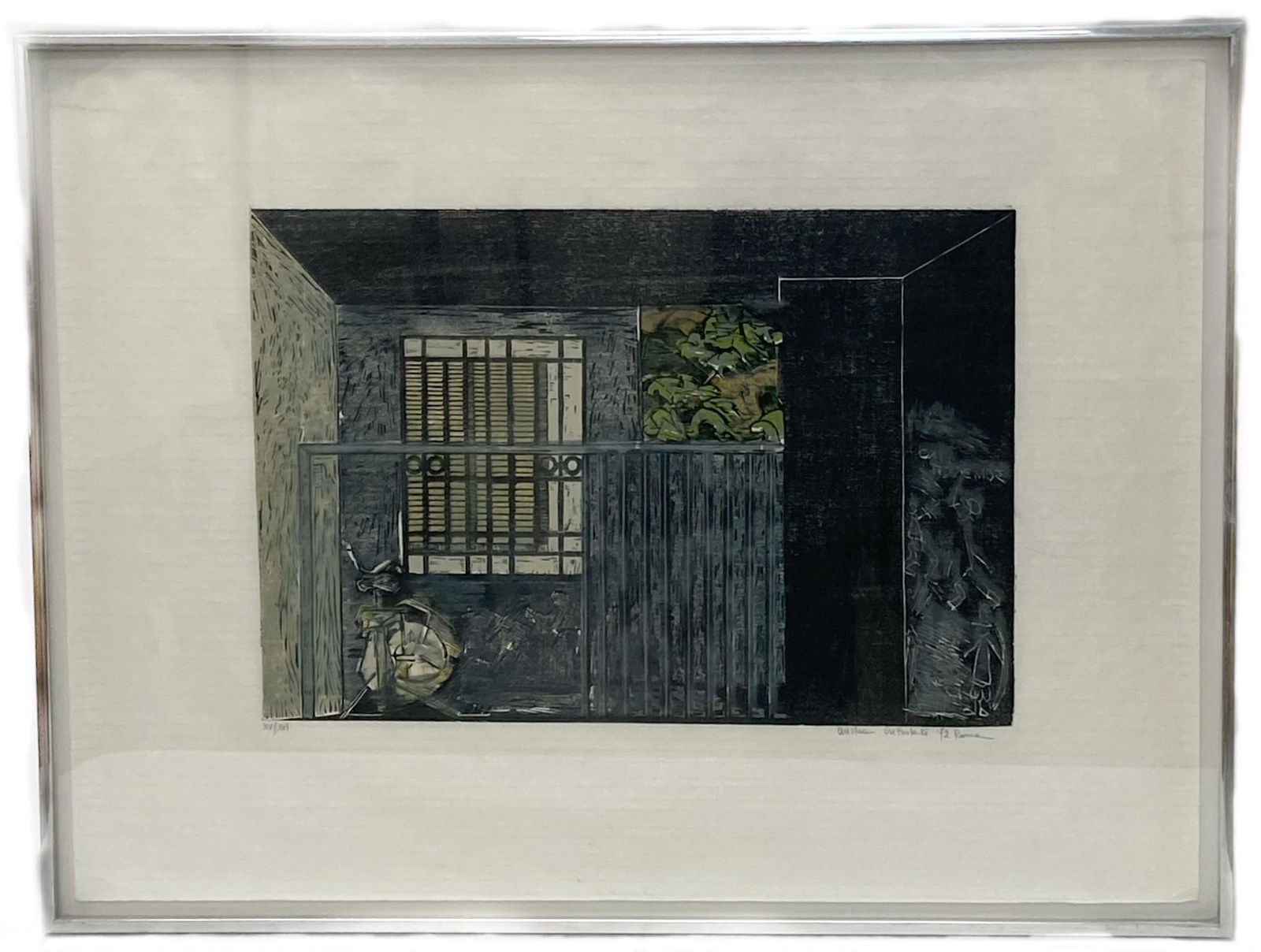 Aristea Critsotaki (Italian, 20th C) ,XV/XVI, Woodblock Print (1 of 5)