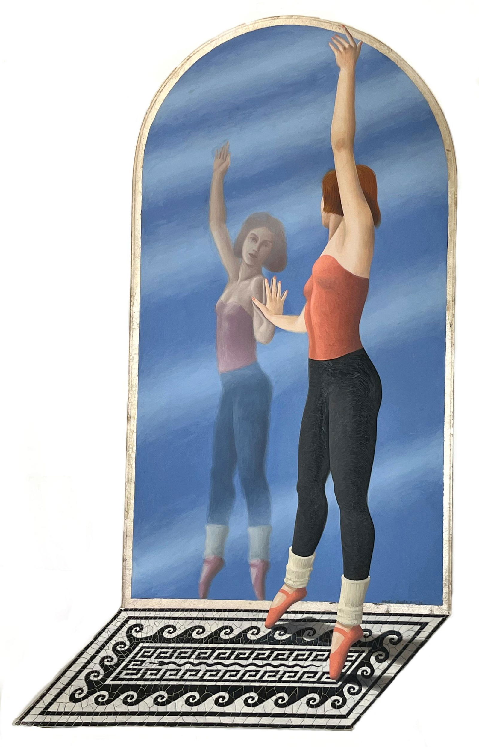 Martin Boyle (American, b. 1952) “Point of Reflection 1986, The Blue Dancer” (1 of 7)