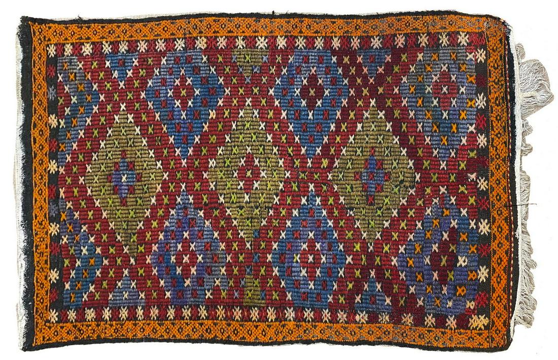 Vintage Handmade Soumak Area Rug/Prayer Rug (1 of 4)