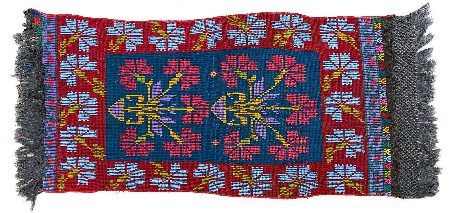 Vintage handmade Soumak Area Rug/Prayer Rug (1 of 6)