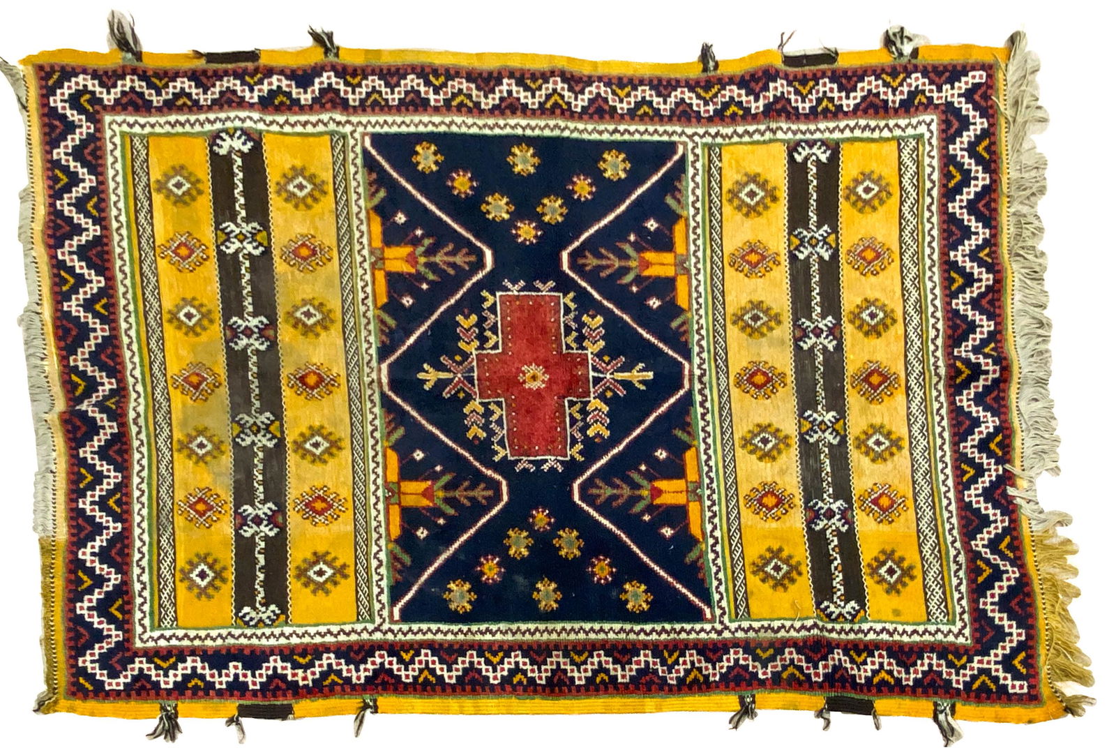 Vintage Handmade Prayer Rug, Unkown Origin (1 of 6)