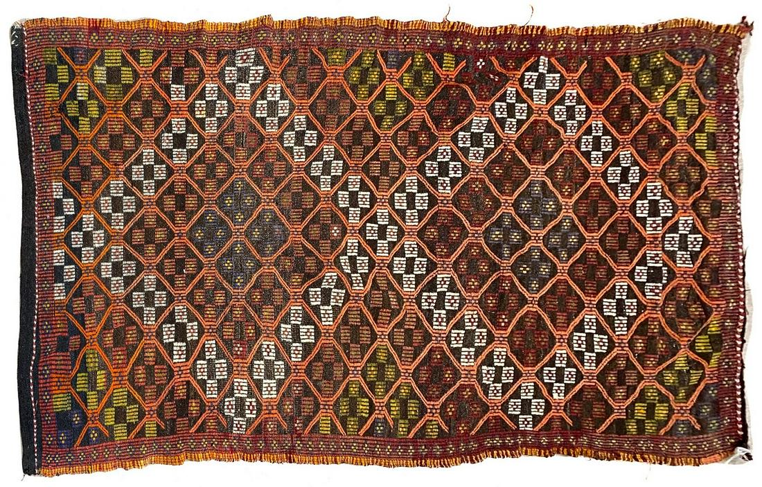 Vintage Handmade Soumak Area Rug (1 of 6)