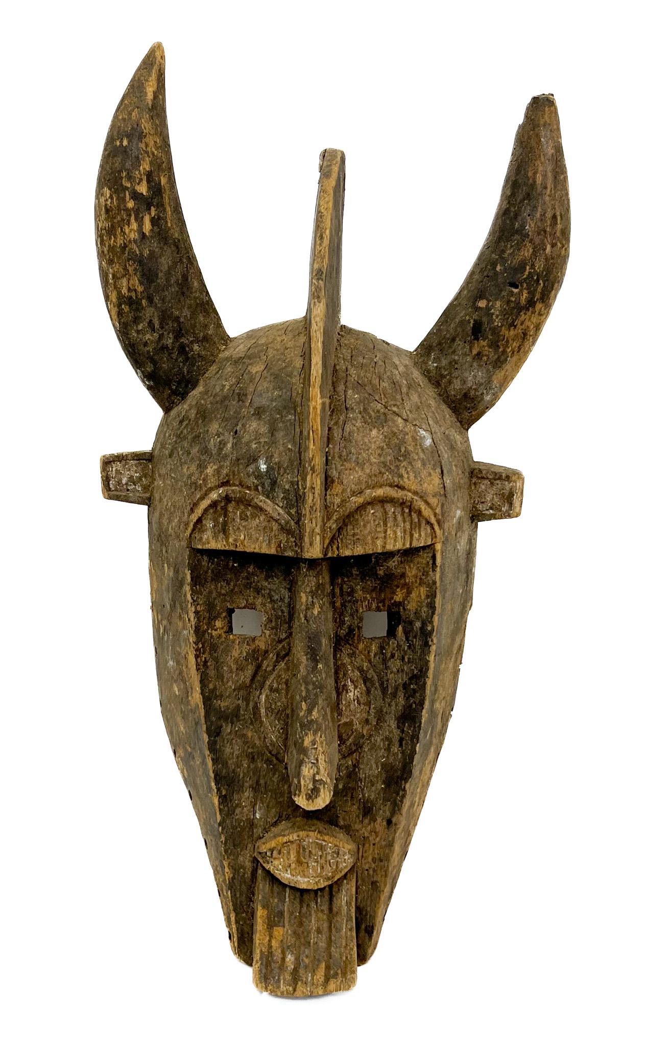 African, Gurunsi, Burkina Faso, Large Wood Helmet Mask (1 of 6)