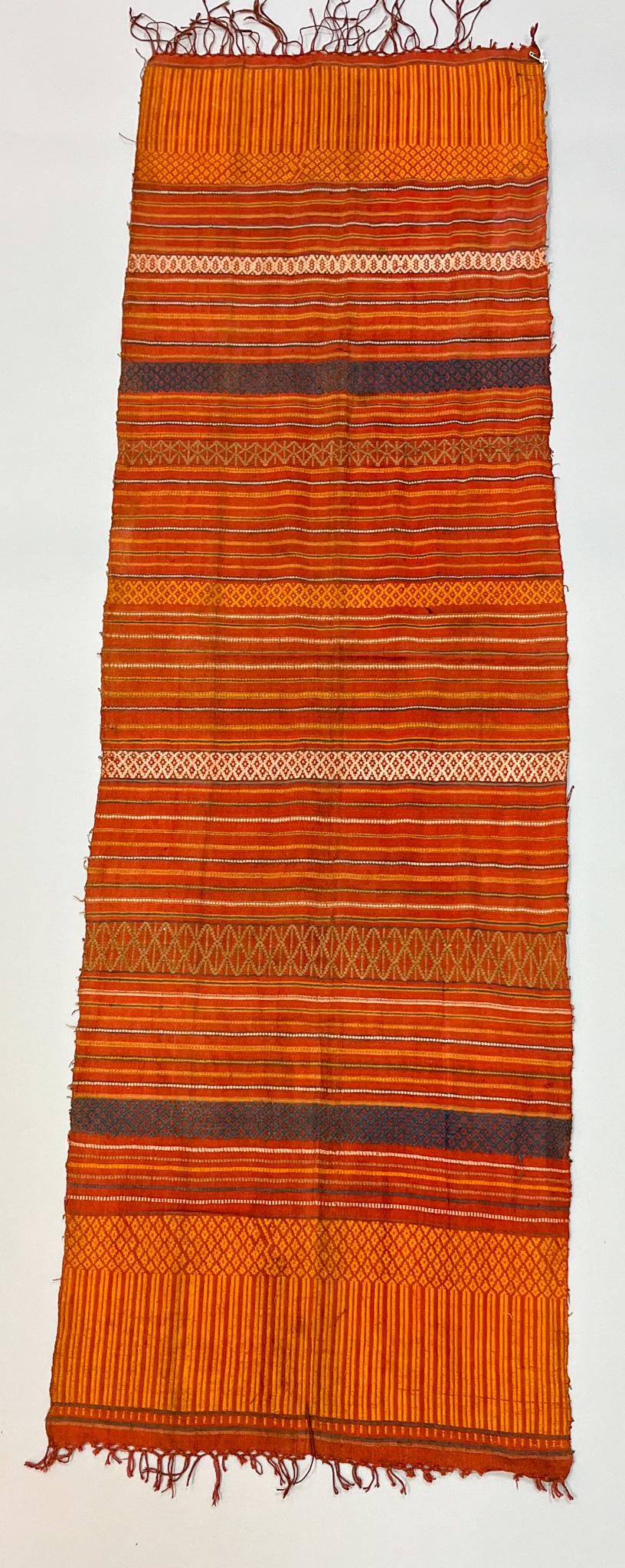 Thailand, Vintage Woven Cotton Textile (1 of 5)