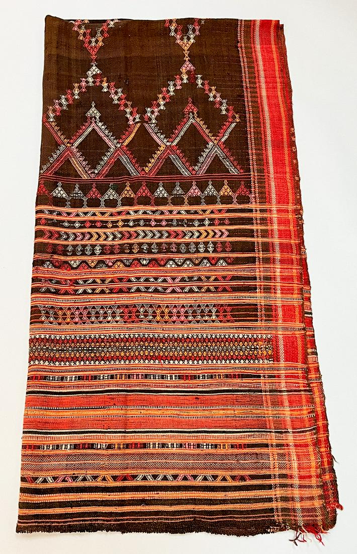 Rajasthan, (Barmer Region) India, Handloomed Wool Blanket (1 of 9)