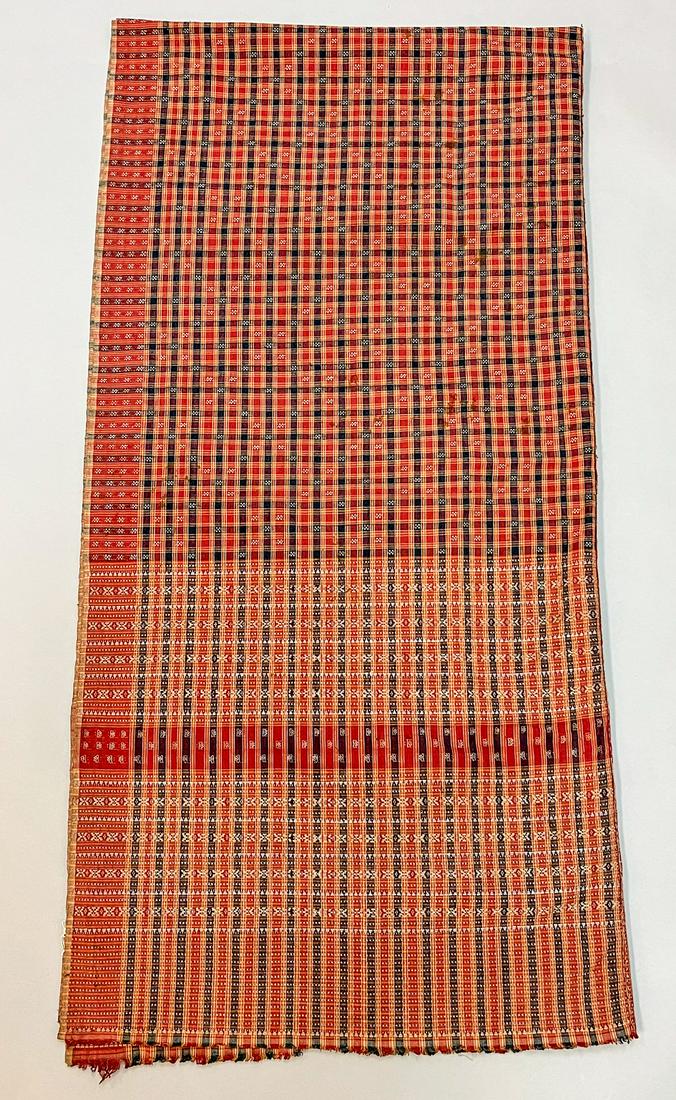 Palembang, South Sumatra, Indonesia, Vintage Woven Cotton Textile (1 of 7)