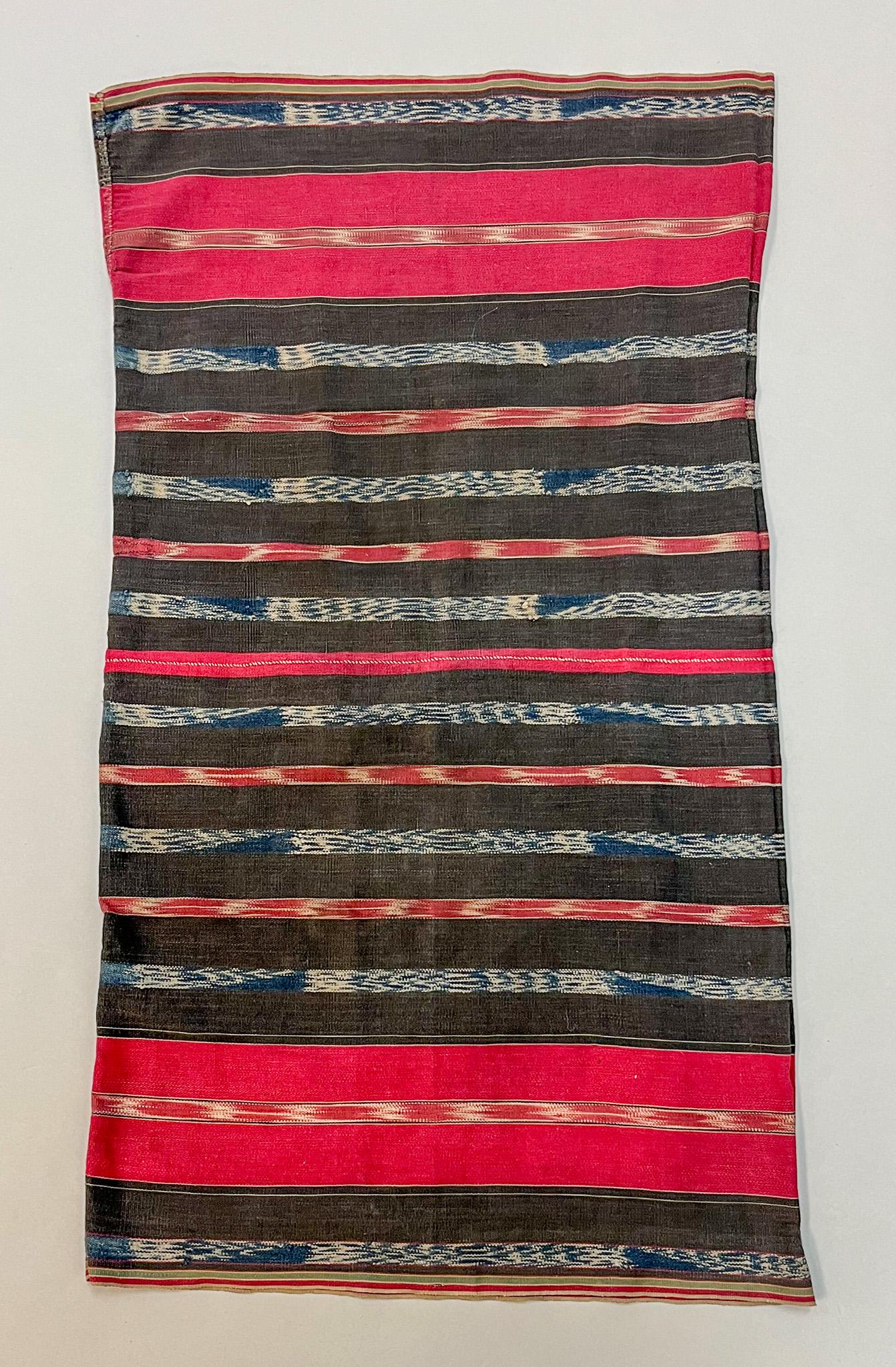 Karen, Myanmar (Burma), Vintage Woven Cotton Tubular Sarong (1 of 3)