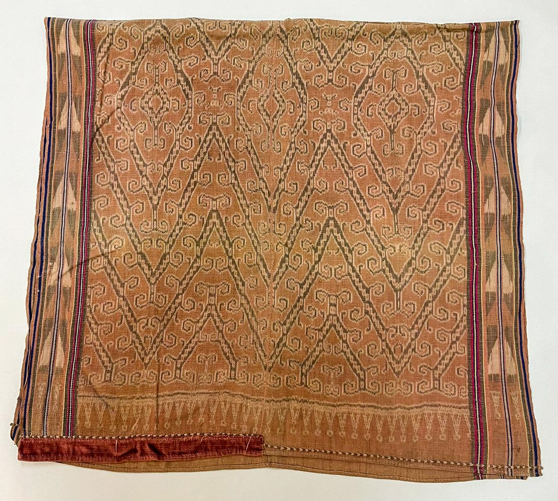 Jakarta, Indonesia, Vintage Woven Cotton Batik Textile (1 of 4)