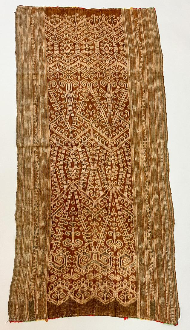 Jakarta, Indonesia, Vintage Woven Cotton Batik Textile (1 of 5)