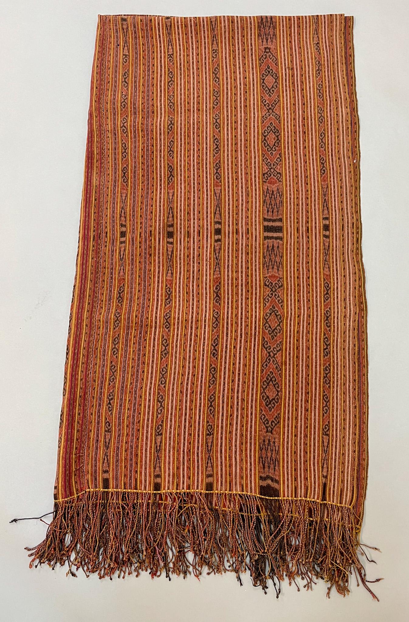 Biboki, West Timor, Indonesia, Vintage Coarse Cotton Ikat Textile (1 of 5)