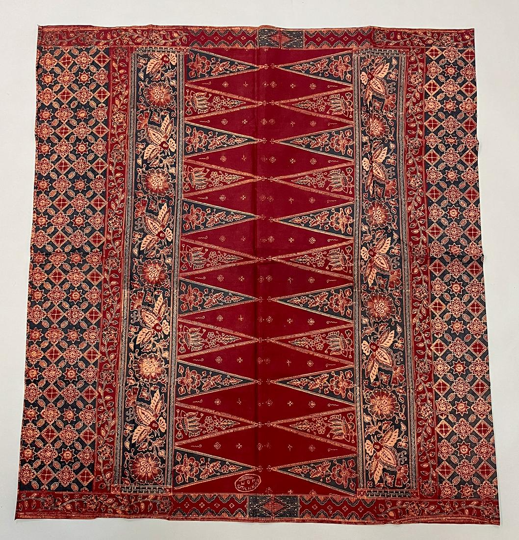 Kudus, Central Java, Indonesia, Vintage Cotton Batik Tubular Sarong (1 of 6)