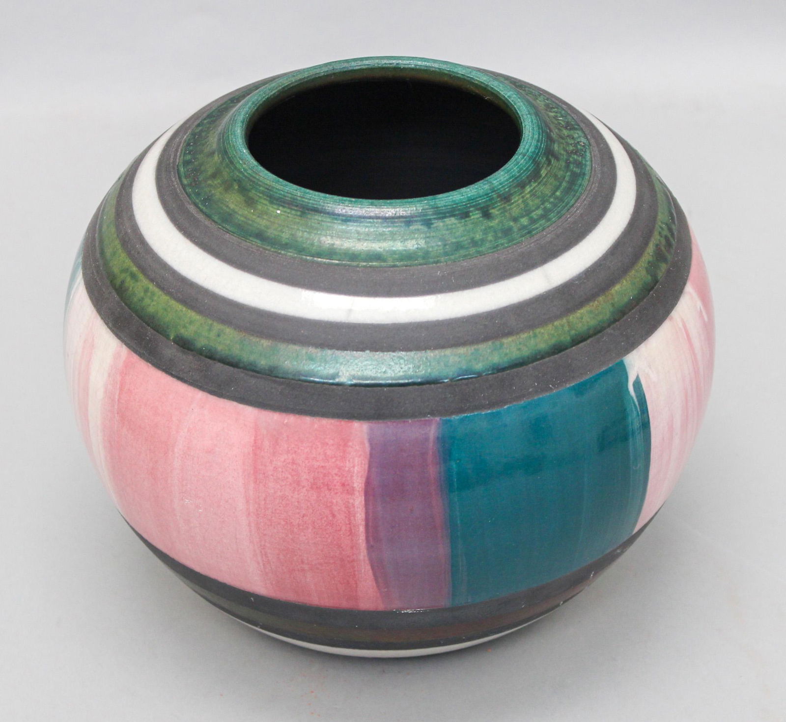 Vintage Ceramic Raku Pottery, signed Mark Nowak 1991 (1 of 5)