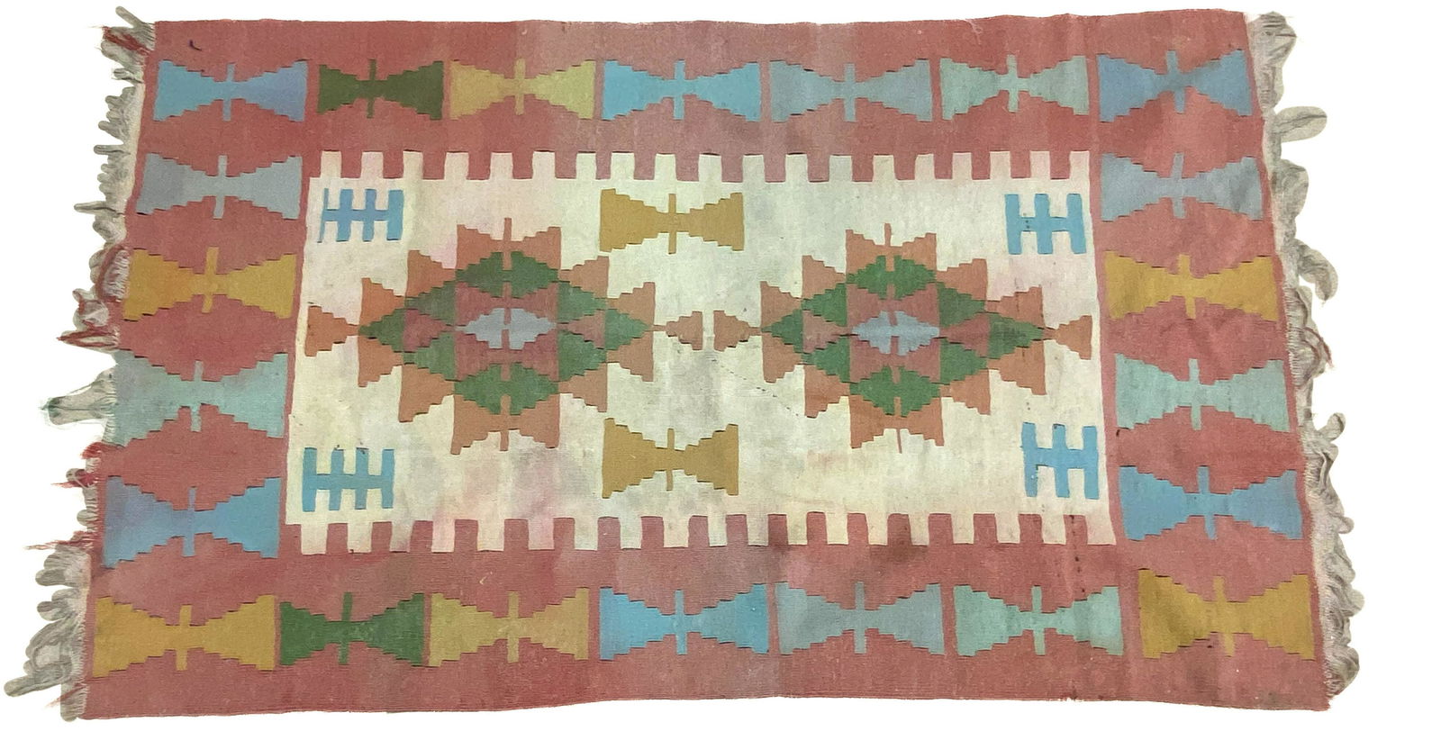 Vintage Handmade Indian-Style Turkish Area Rug (1 of 7)