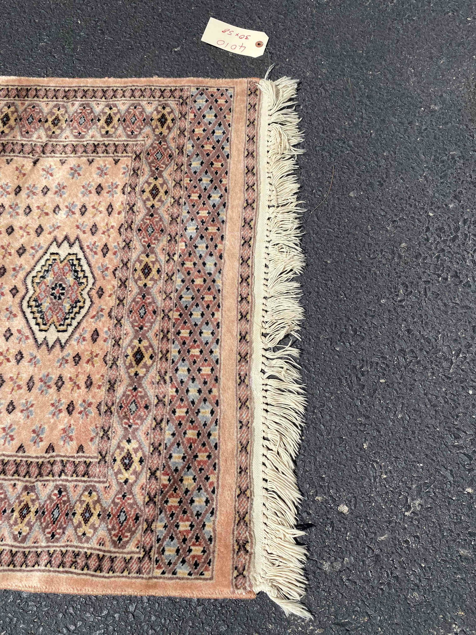 Vintage Handmade Prayer Rug Area Rug (1 of 5)