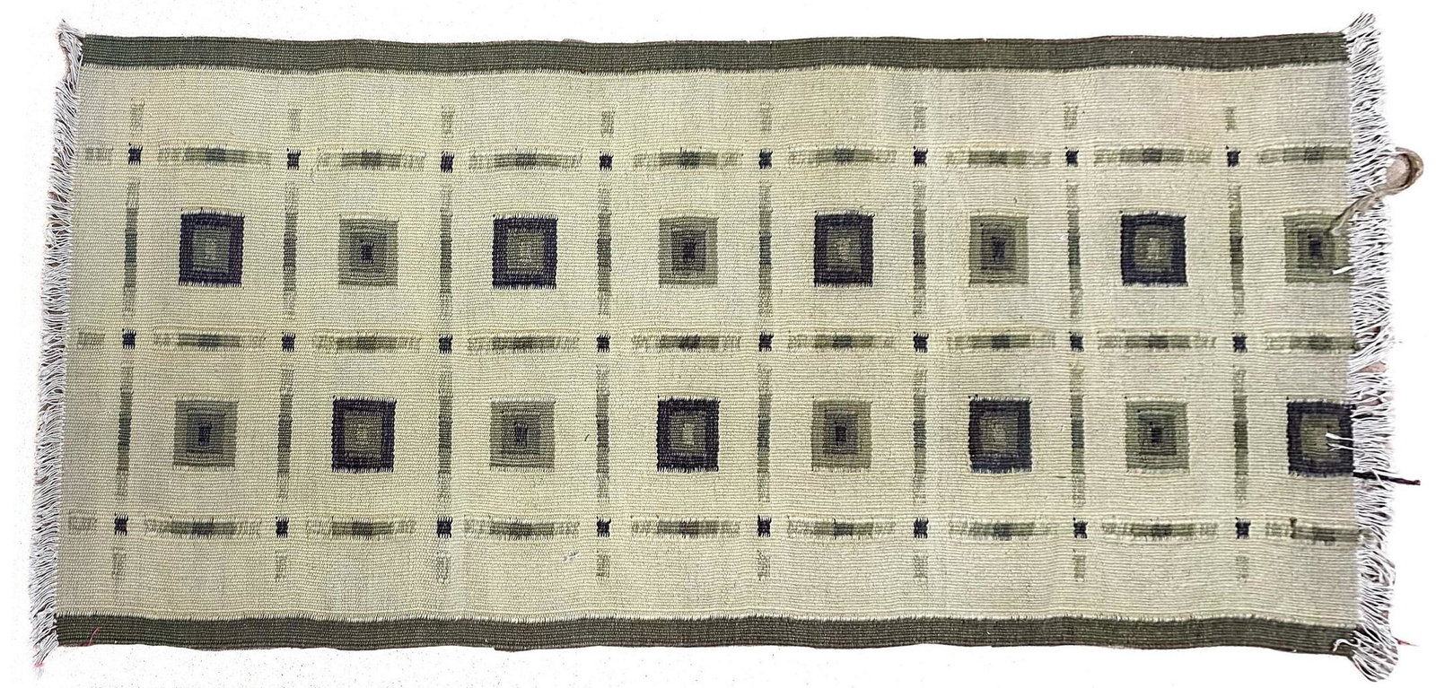 Vintage Handmade Turkish Kilim Runner: Vintage Handmade Turkish Kilim Runner, 32"w x 82"l