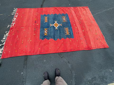 Vintage Handmade  Flat Weave Rug (1 of 4)