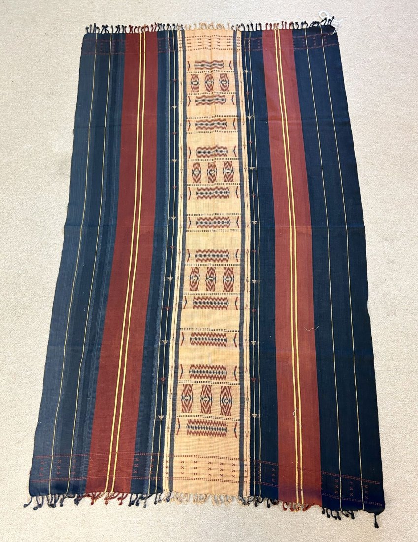 India, Naga Embroidered Cotton Textile (1 of 7)