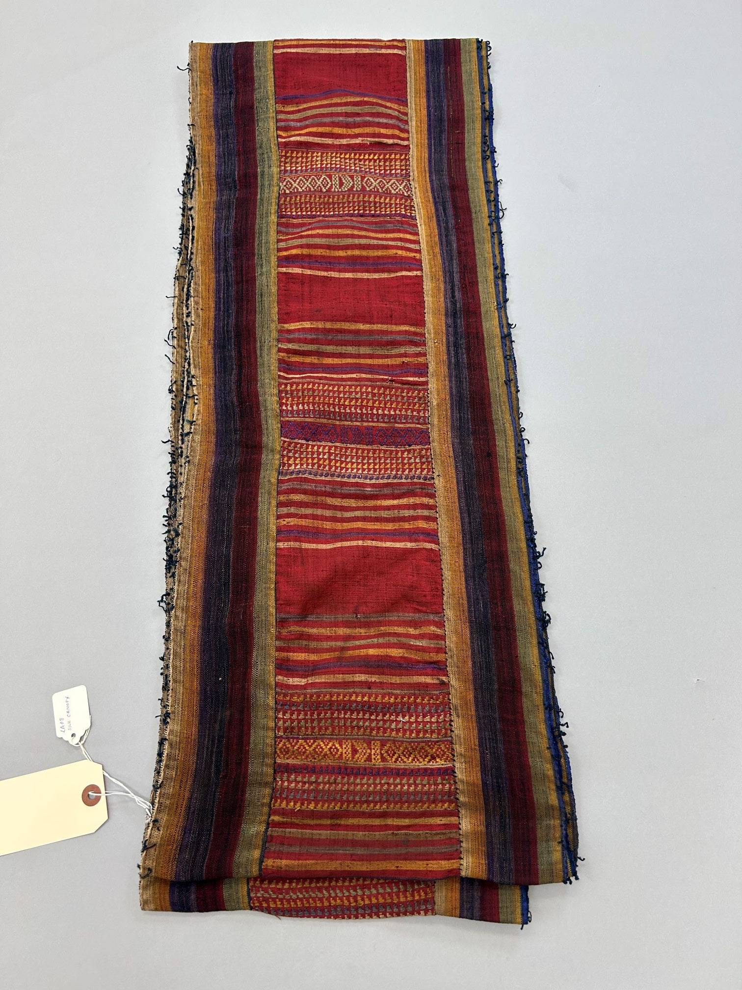 Laos, Silk Textile for Bed Canopy (1 of 10)
