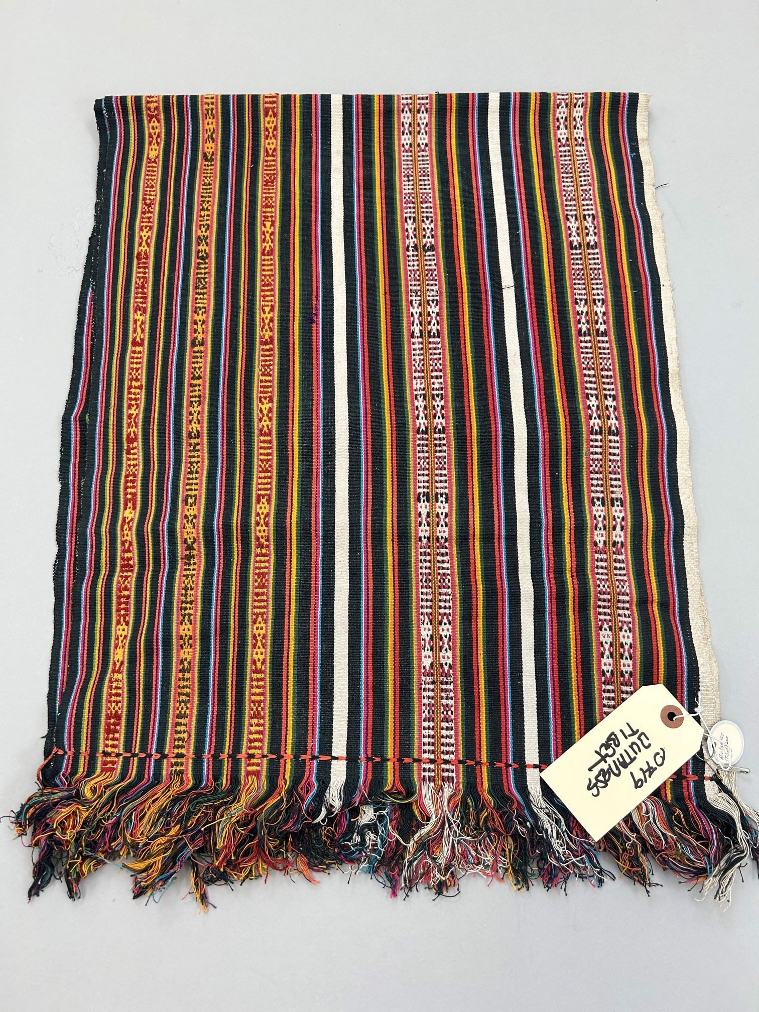 Bhutanese, Tibet, Woven Cotton Textile (1 of 12)
