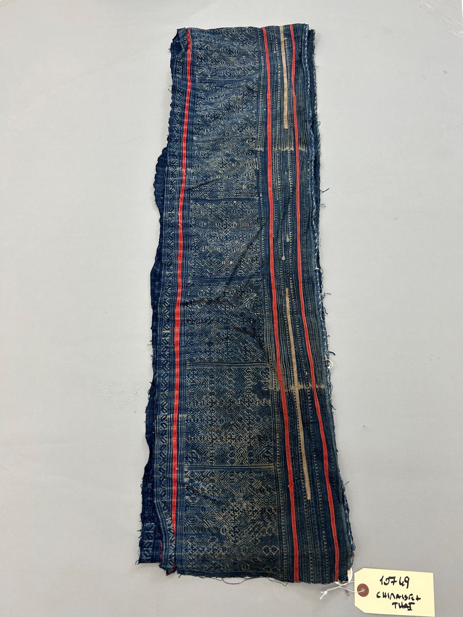 Chinese, Batik Tie-Dye Cotton Textile (1 of 11)