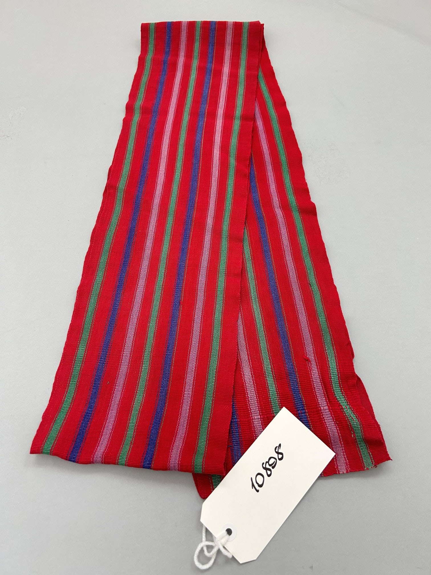 Guatemala, Santa Maria de Jesus, Cotton Stripe Man's Belt (1 of 9)