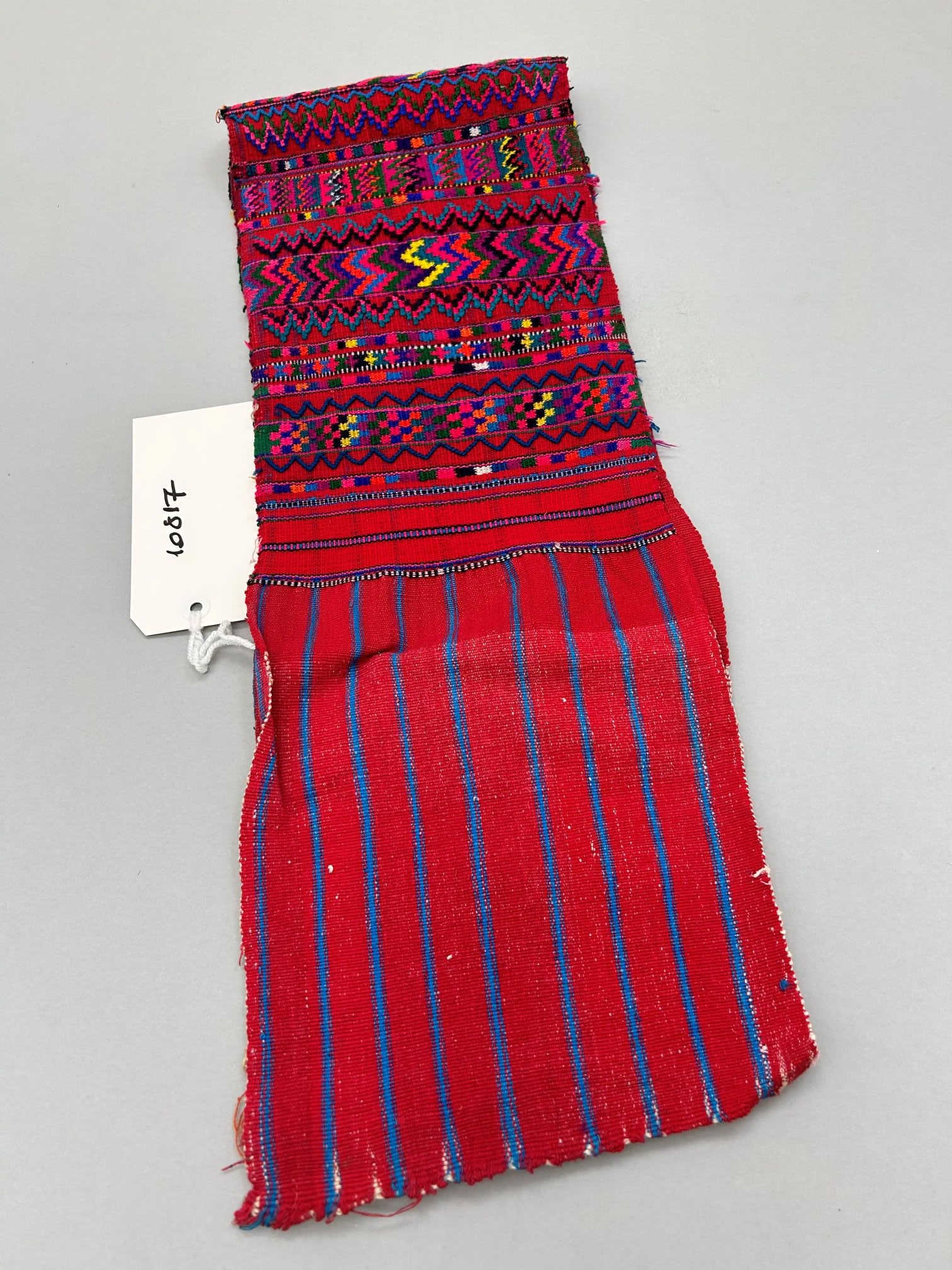 Guatemala, Todos Santos, Embroidered Cotton Half Huipil (1 of 11)