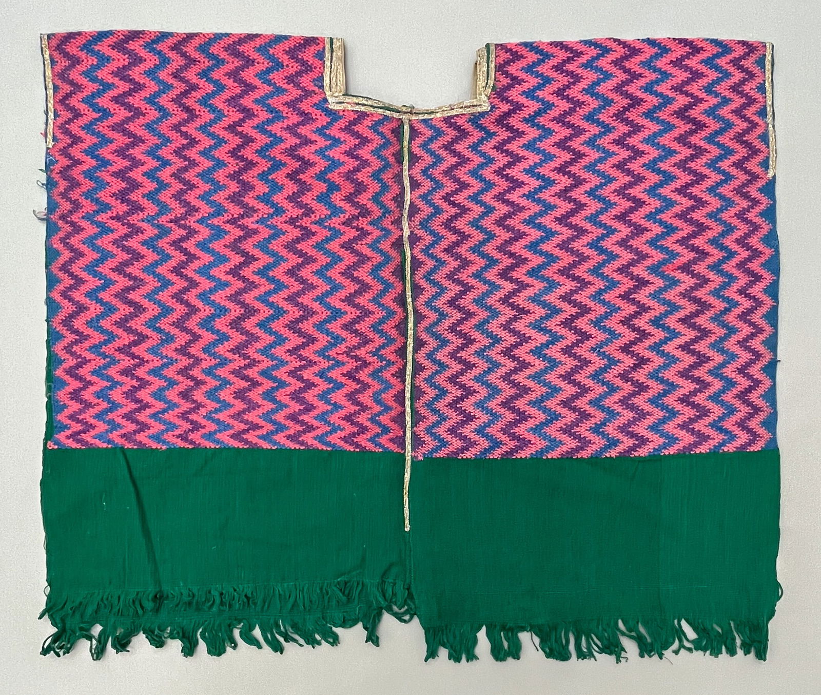 Almolonga, Quetzatenango, Guatemala, Vintage Woven Cotton "Huipil" Tunic (1 of 4)