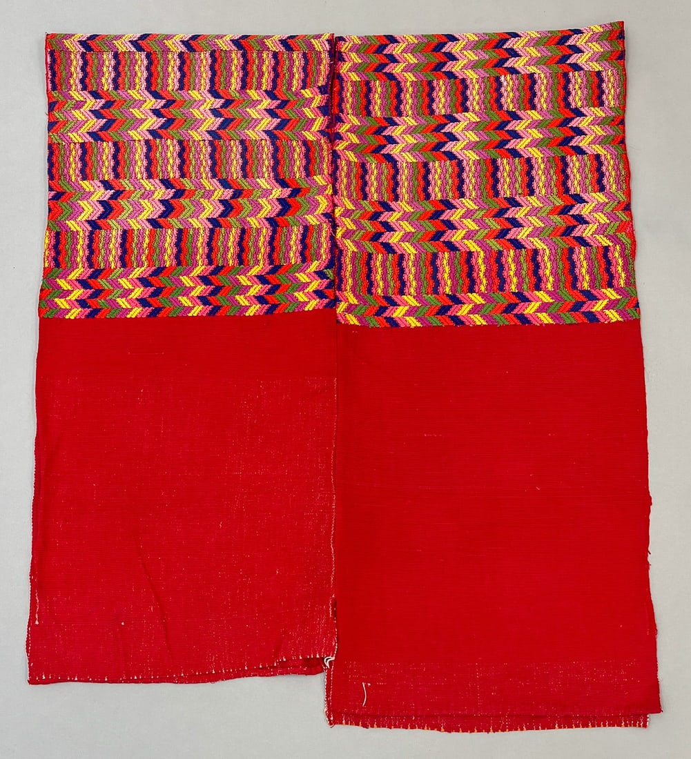 Almolonga, Quetzaltenango Department, Guatemala, Vintage Woven Cotton "Huilpil" Tunic (1 of 4)