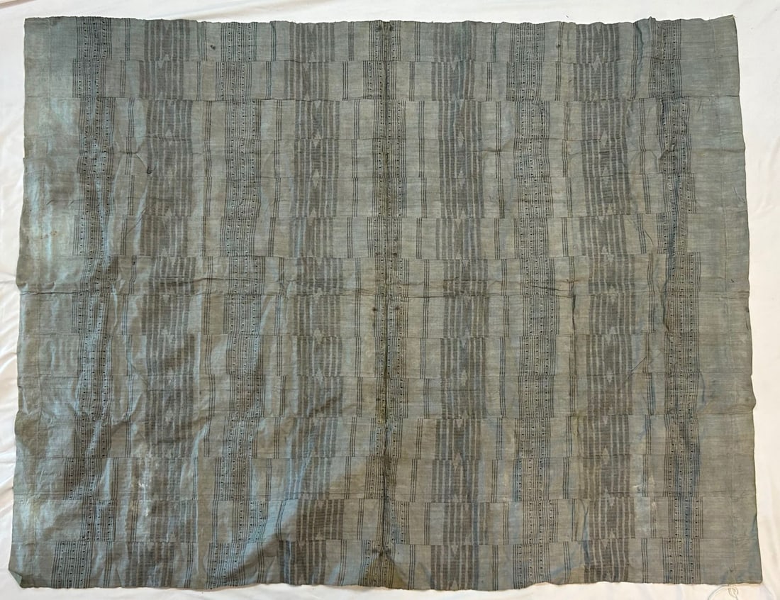 Yoruba Peoples Strip-Woven Cotton Wrap (1 of 12)