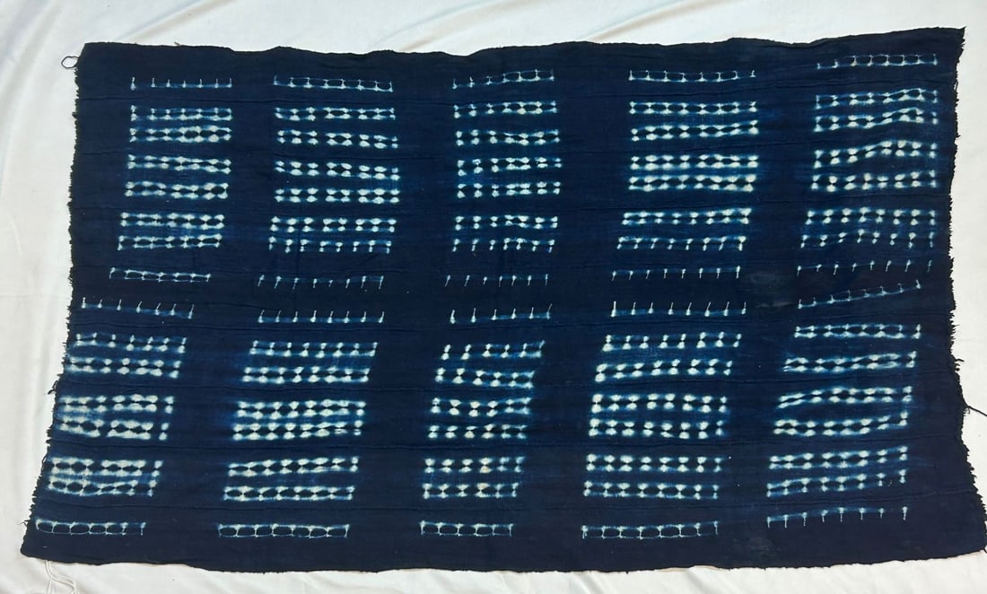 Mali Indigo Dyed Cotton Textile (1 of 4)