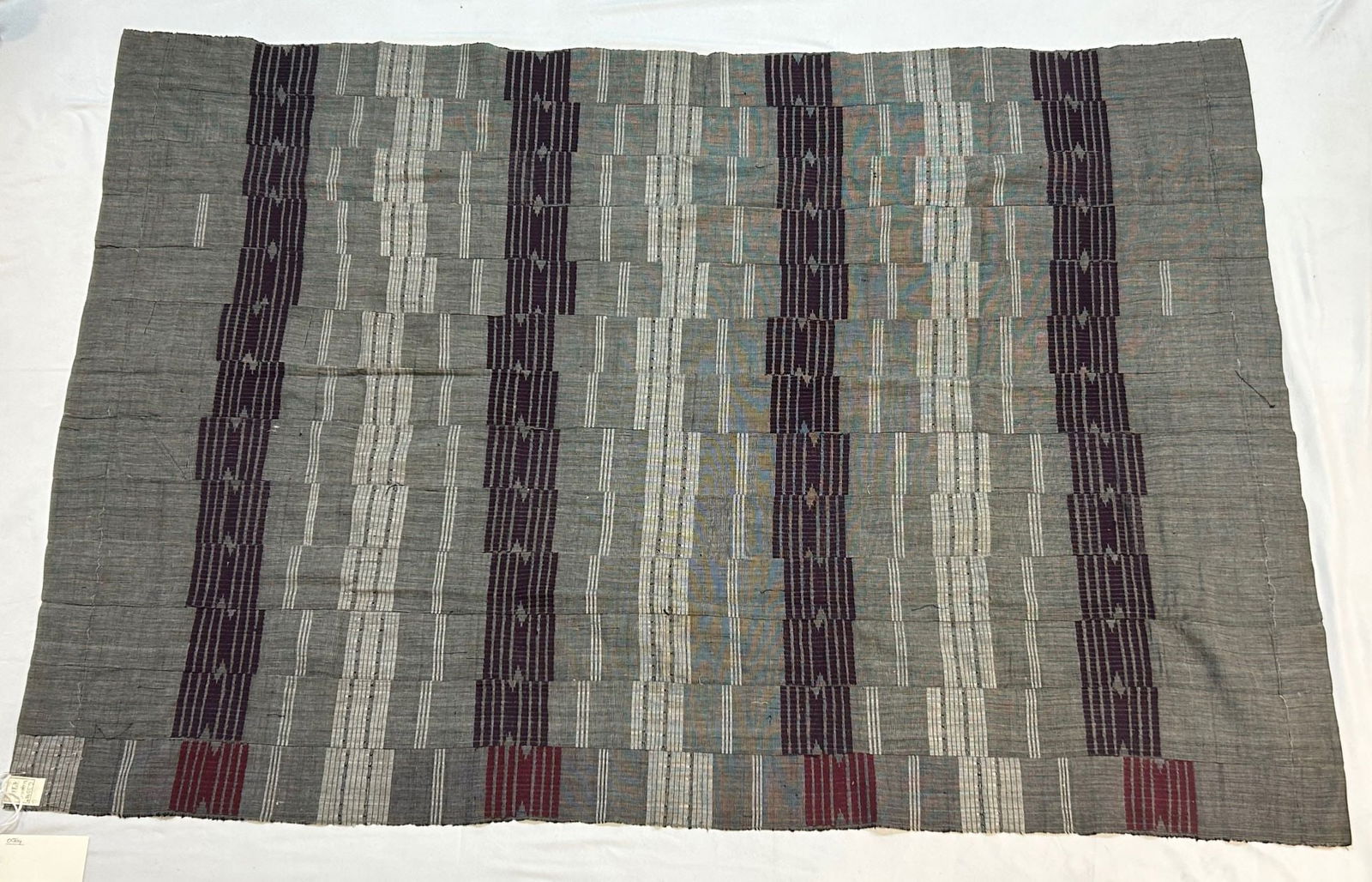 Youruba Peoples Strip-Woven Cotton Wrap (1 of 8)