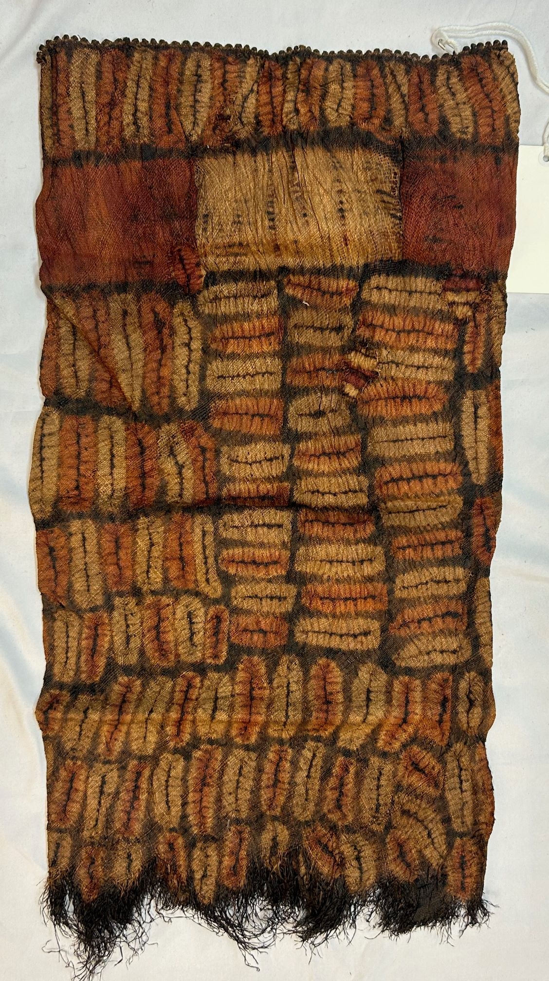 Dida peoples, Ceremonial Tie-Dyed Raffia Tubular Form Clothing (1 of 10)
