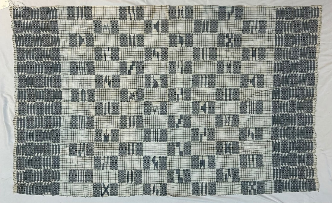 Ashanti peoples, or possibly Ewe peoples, West Africa, Cotton Strip Weave, (1 of 6)