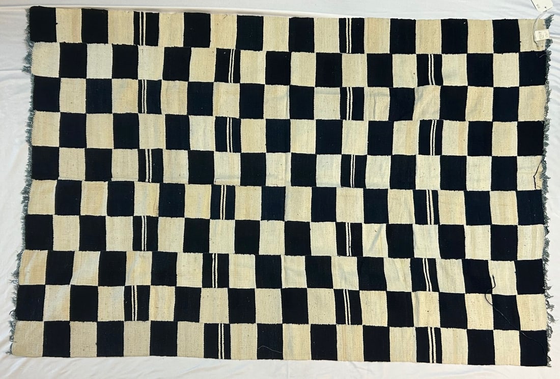 Mali, Hand-Spun Strip Weave Cotton Blanket Cloth (1 of 8)