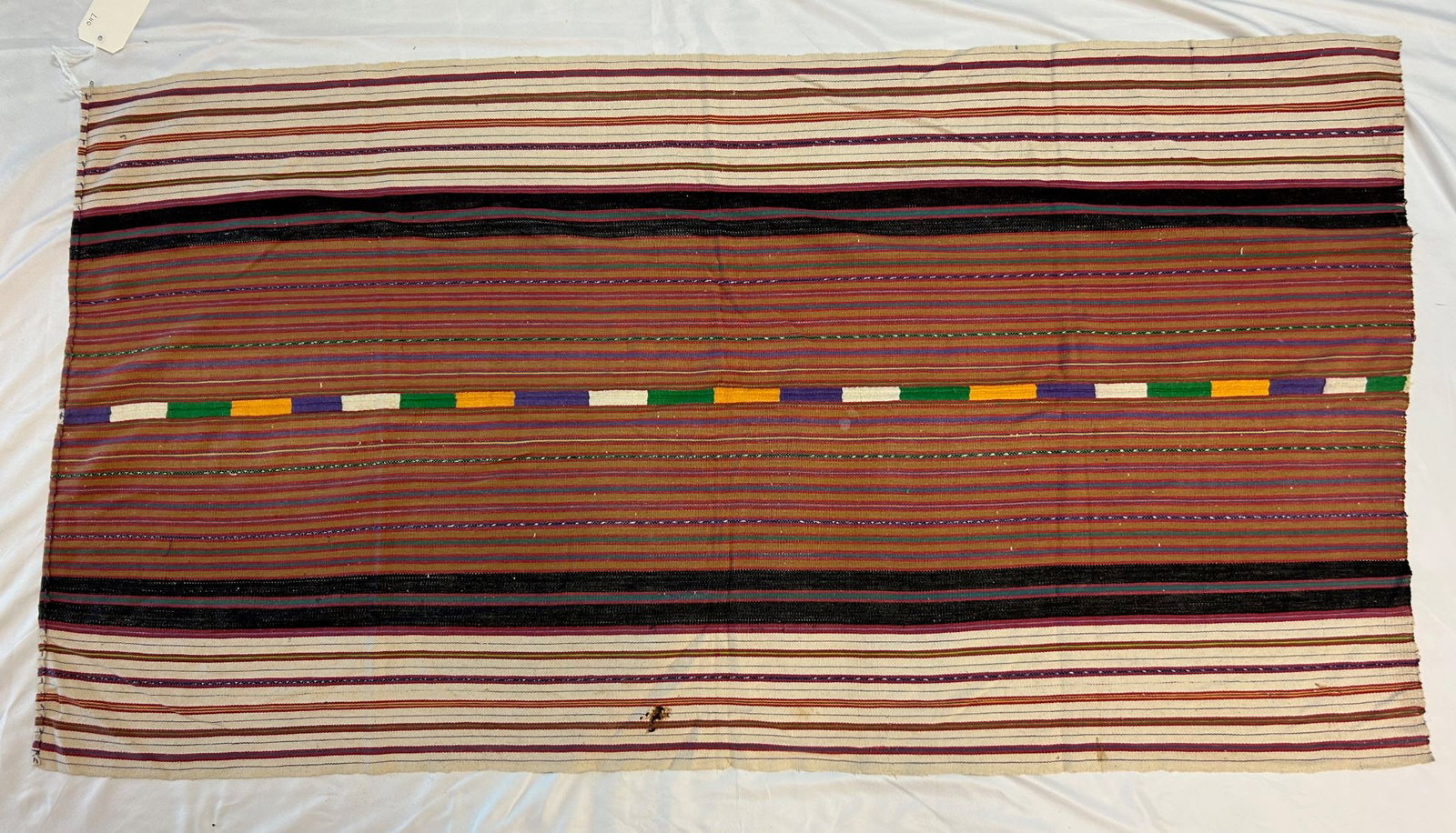 West African Shawl: West African, shawl. Approximate dimensions 33" x 62" PROVENANCE: From the estate of Dr. Philip Gould, New York