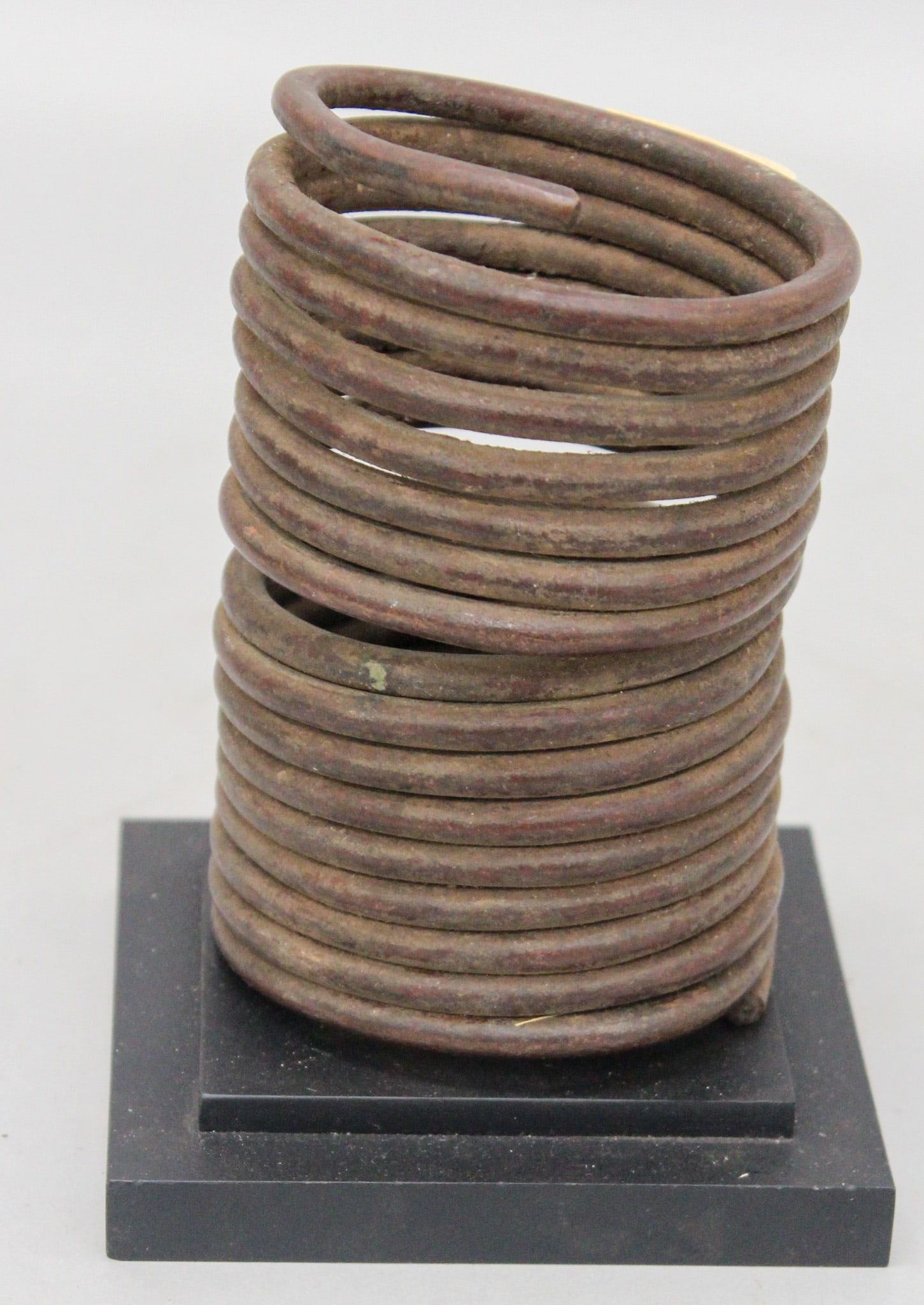 Teke peoples, Spiral Currency, Copper, Mitako, Democratic Republic of the Congo, Central Africa (1 of 5)