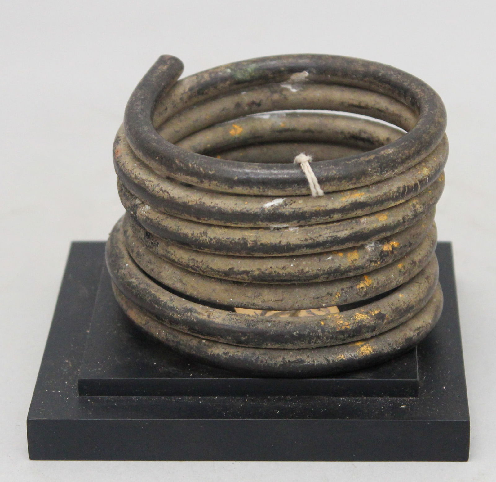 Teke peoples, Spiral Currency, Copper, Democratic Republic of the Congo, Central Africa. (1 of 3)