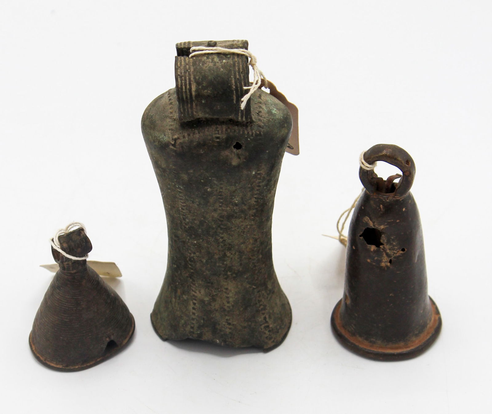 Group of (3) West African Bells, Bronze, Various Cultures (1 of 6)