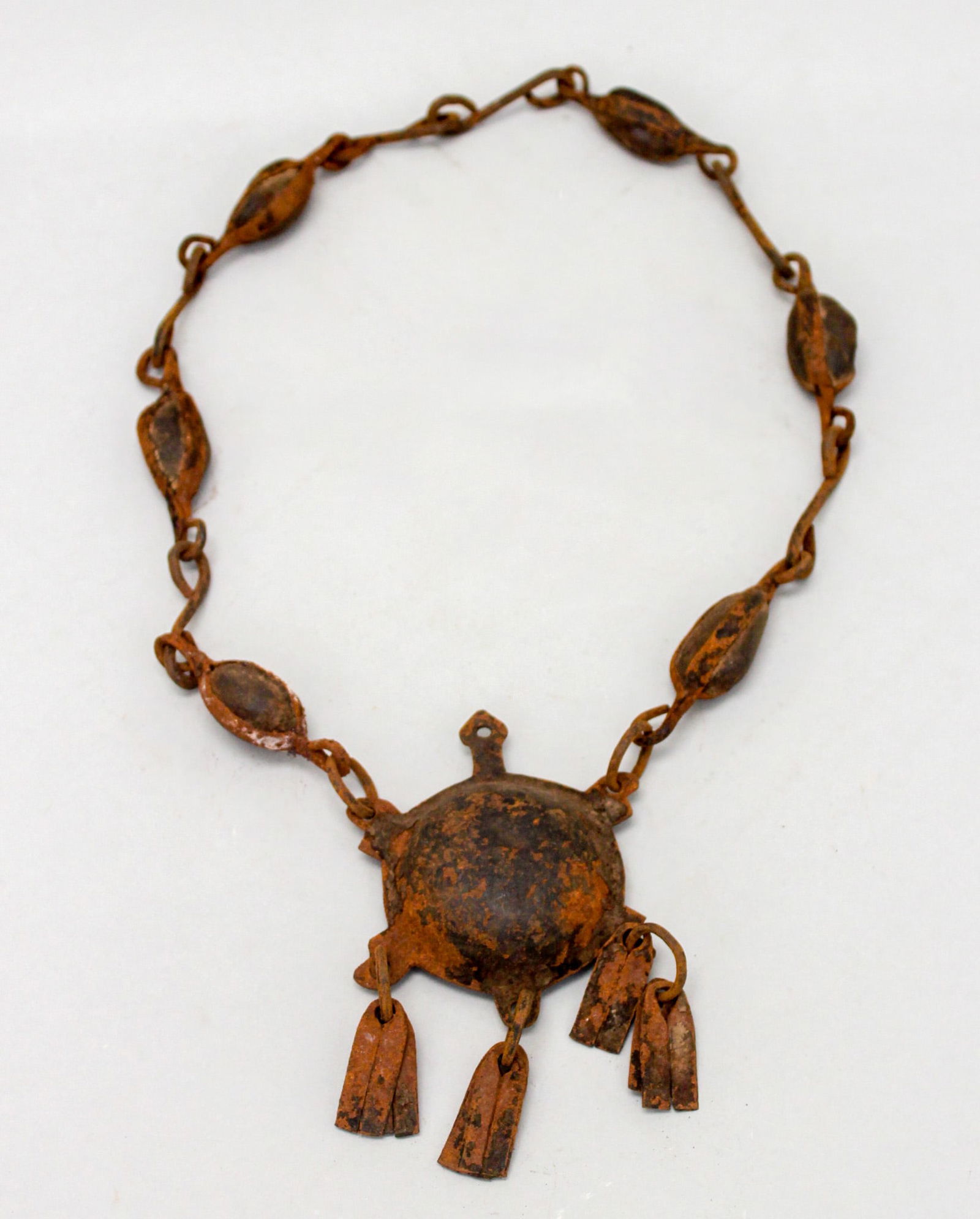 Pendant Necklace, Wrought Iron, Dogon peoples, Mali, West Africa, (1 of 5)
