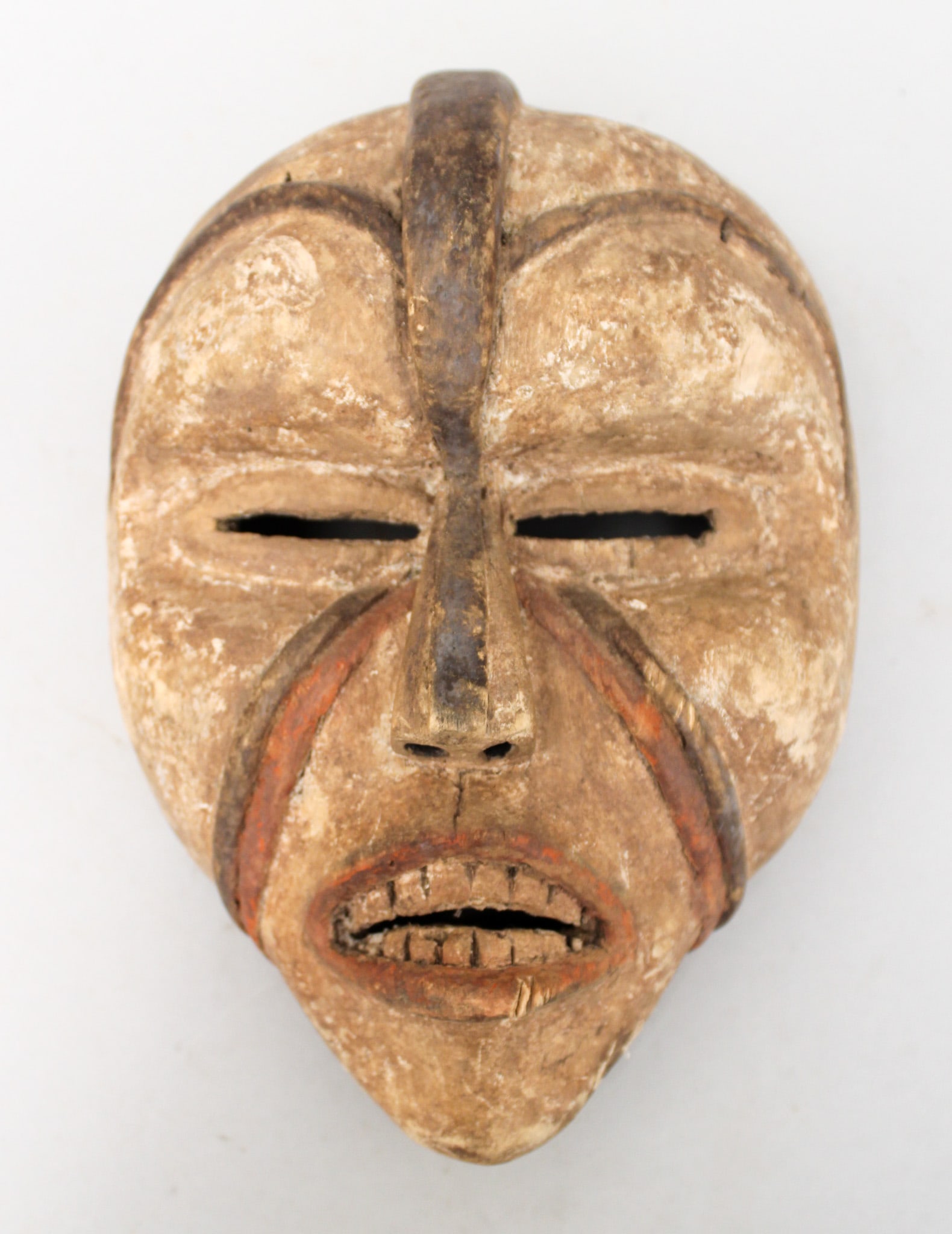 Bakongo Peoples Style, Carved Wood Mask, Democratic Republic of the Congo, Central Africa (1 of 6)