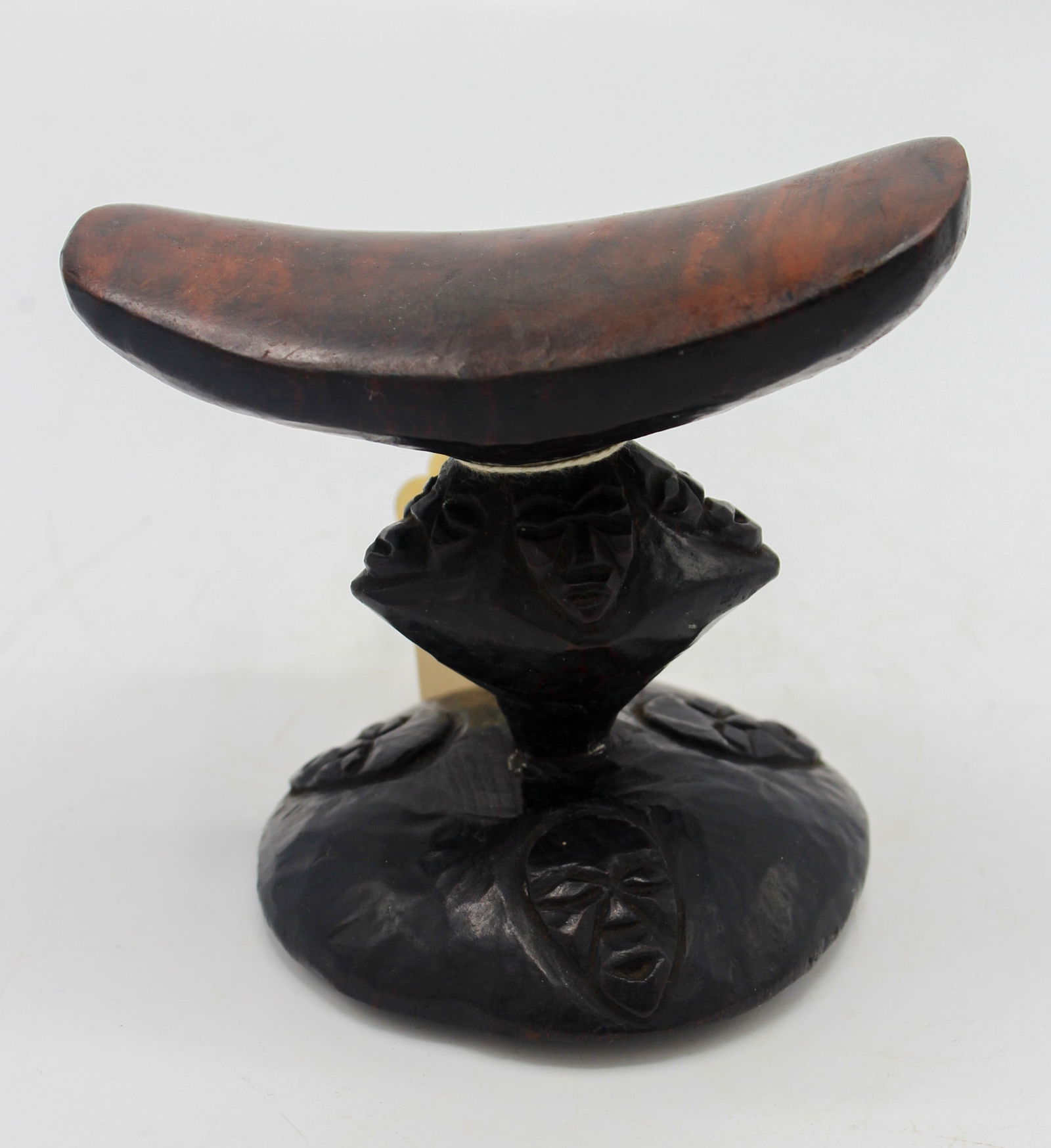 Kuba Peoples Style, Carved Wood Headrest, Democratic Republic of the Congo, Central Africa (1 of 7)