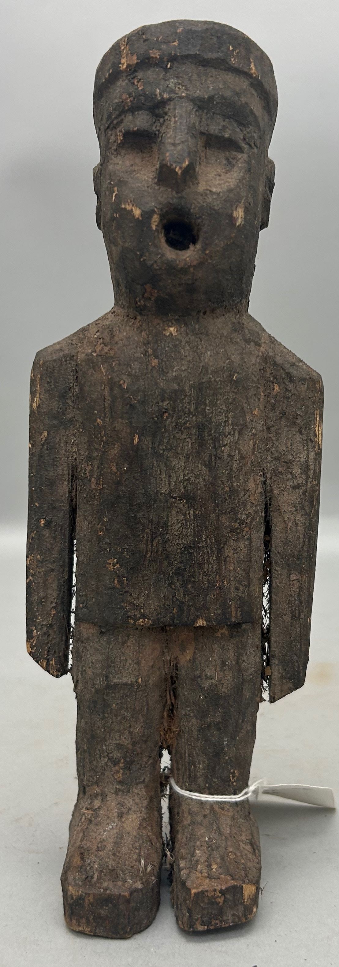 Ewe Peoples Style, Carved Wood Figure, Togo, West Africa: Ewe peoples style carved wood figure, Togo, West Africa, 20th century. Approximate size, 9.5"H. PROVENANCE: From the estate of Dr. Philip Gould, New York