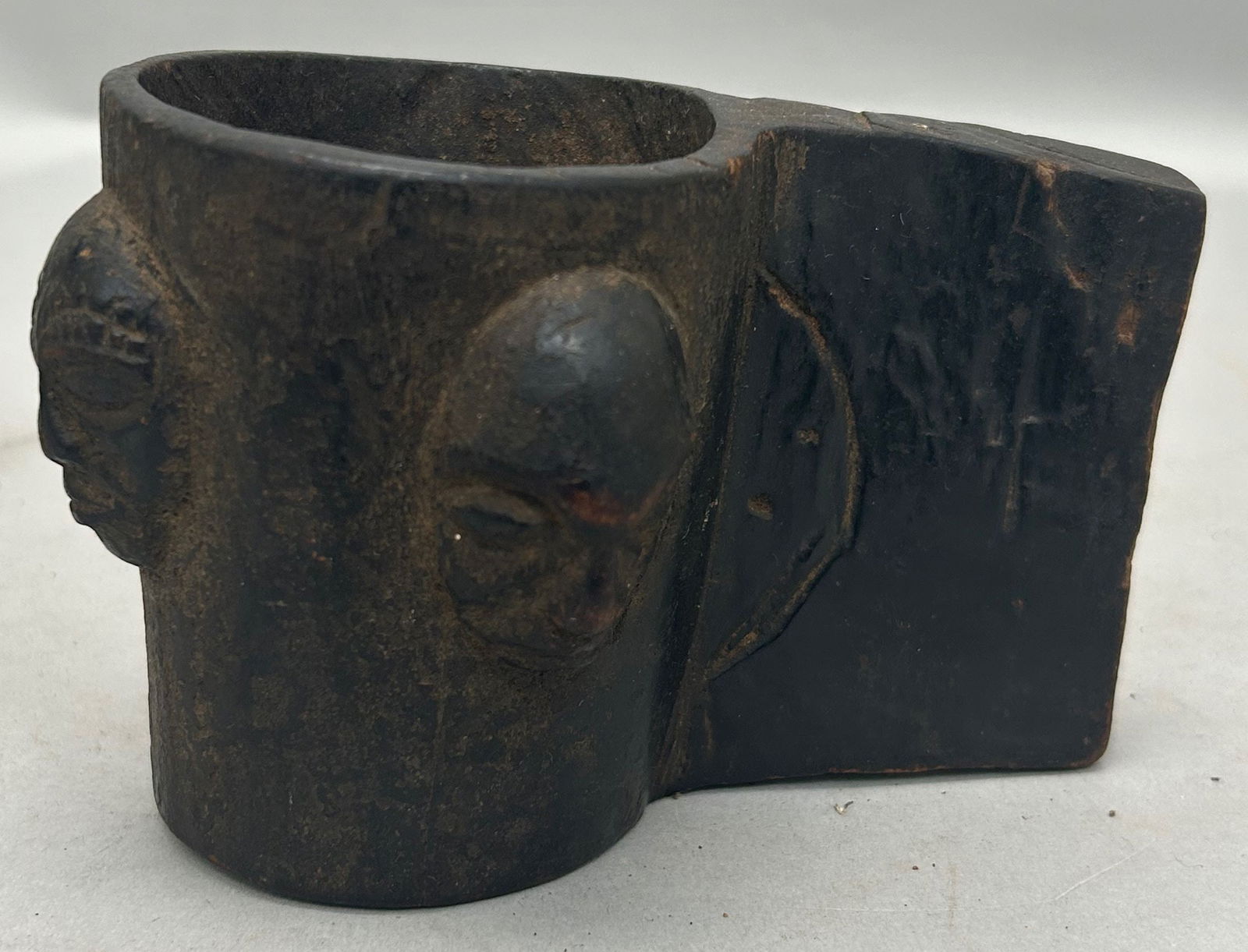 Kuba Peoples Style, Carved Wood Cup, Democratic Republic of the Congo, Central Africa (1 of 5)