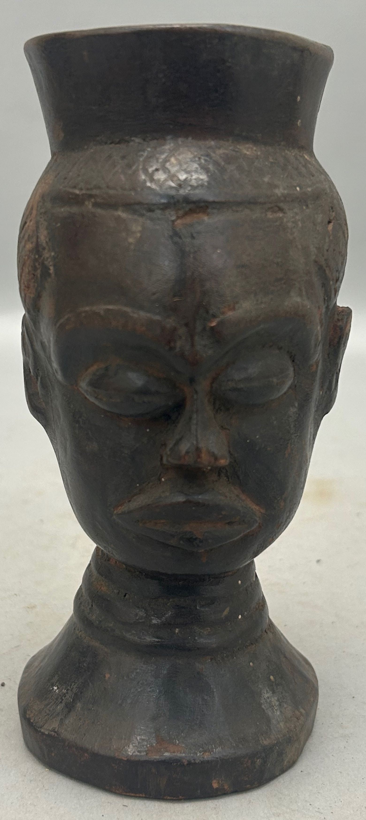 Kuba Peoples Style, Carved Wood Cup, Democratic Republic of the Congo, Central Africa (1 of 6)