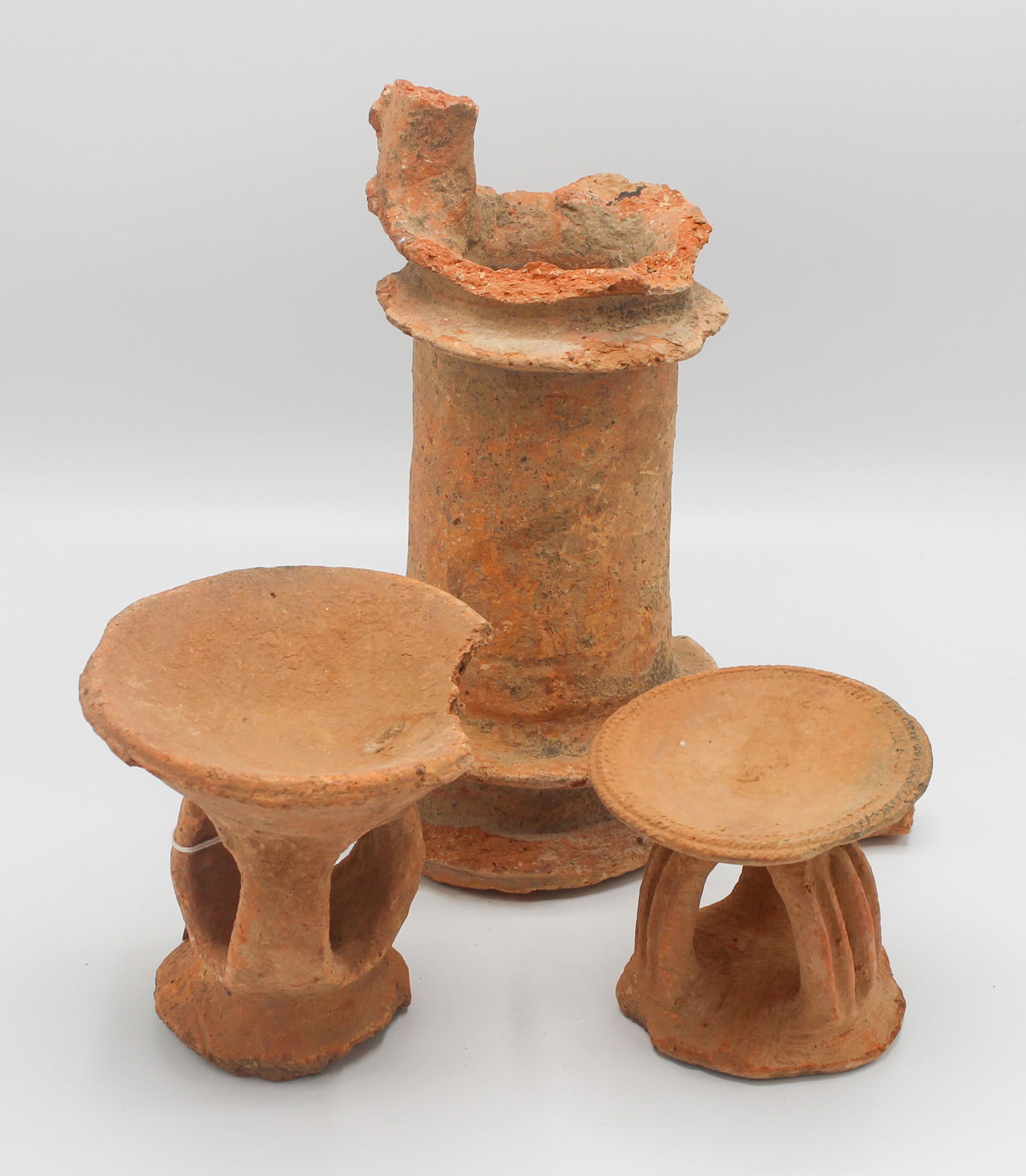 Group of (3) Terracotta Fragments, Likely Ancient, Niger Delta/Mali, West Africa (1 of 19)